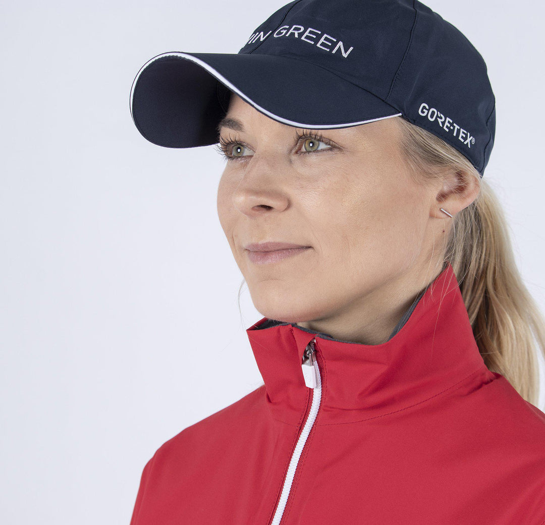 Arissa is a Waterproof jacket for Women in the color Red(2)