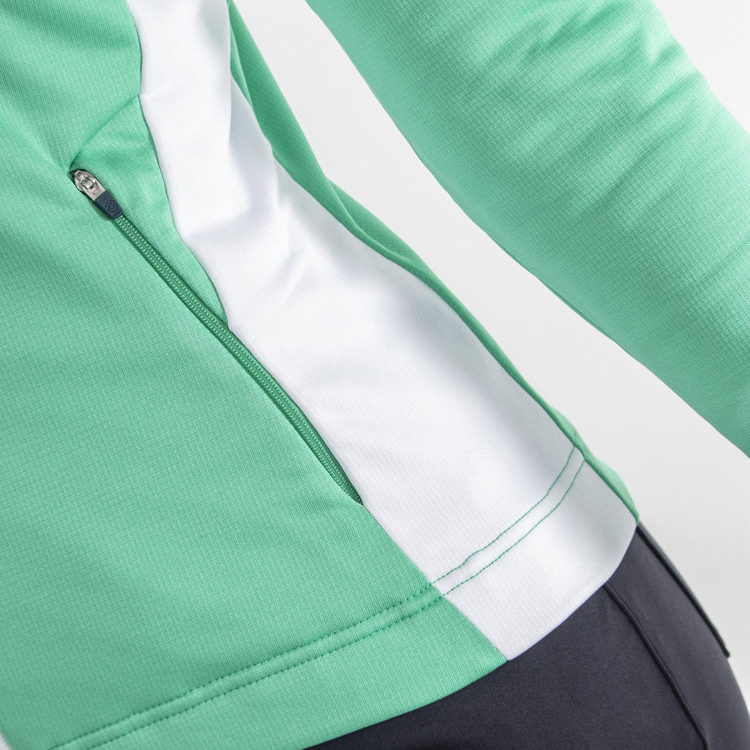 Daisy is a Insulating mid layer for Women in the color Golf Green(5)