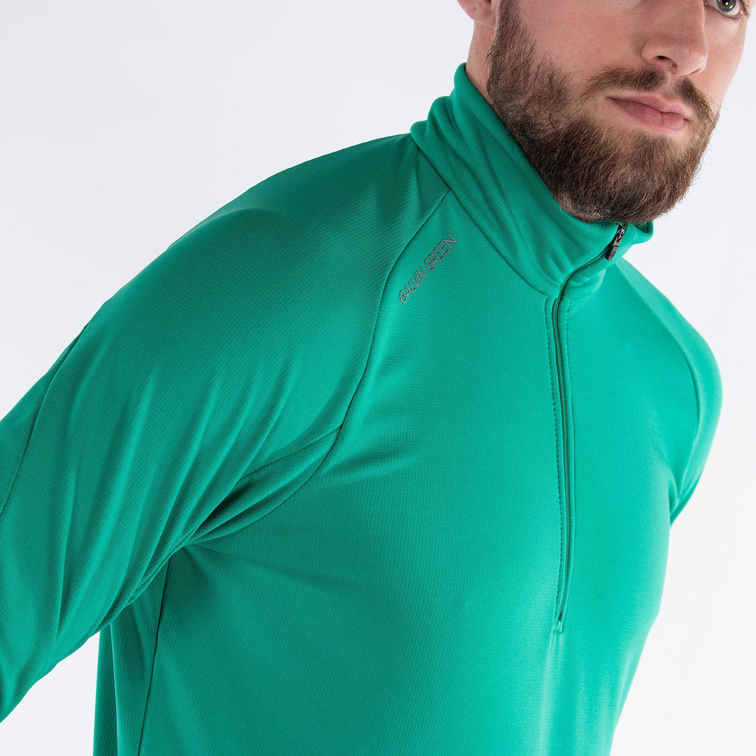 Drake is a Insulating golf mid layer for Men in the color Golf Green(3)