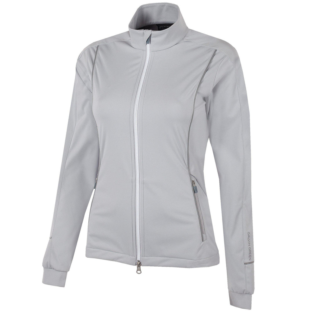 Leila is a Windproof and water repellent jacket for Women in the color Cool Grey(0)