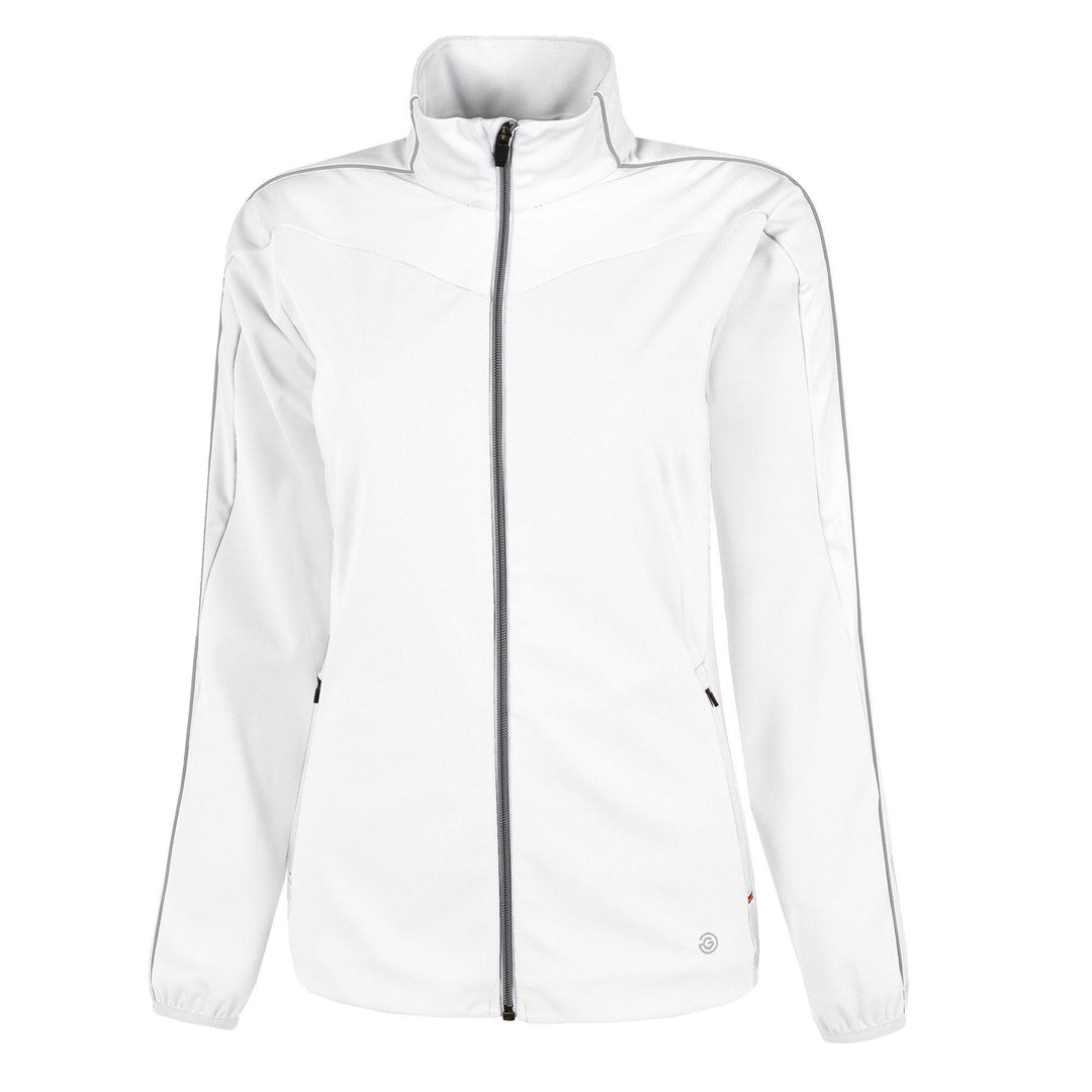 Leslie is a Windproof and water repellent jacket for Women in the color White(0)
