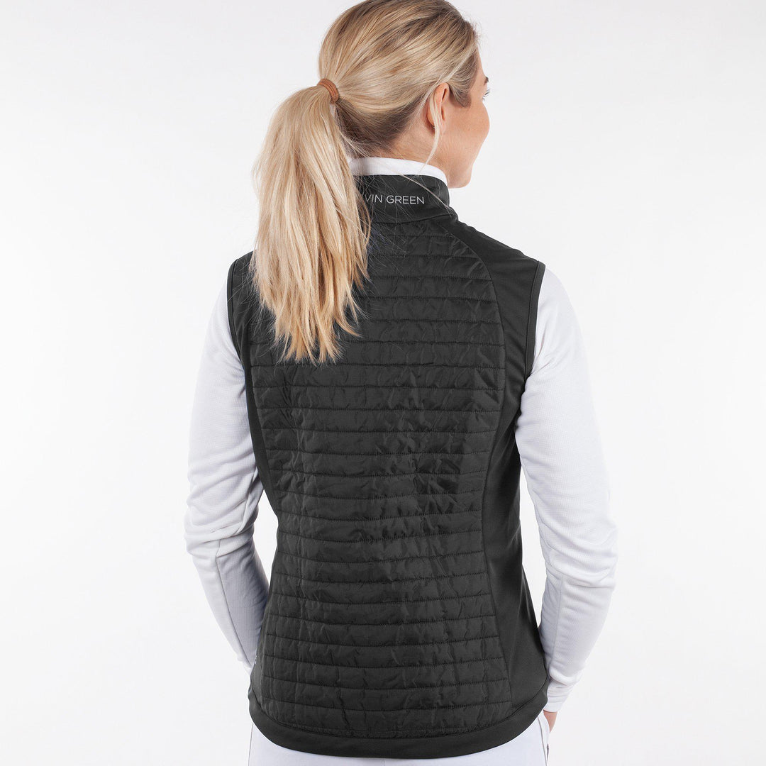 Lisa is a Windproof and water repellent golf vest for Women in the color Black(5)