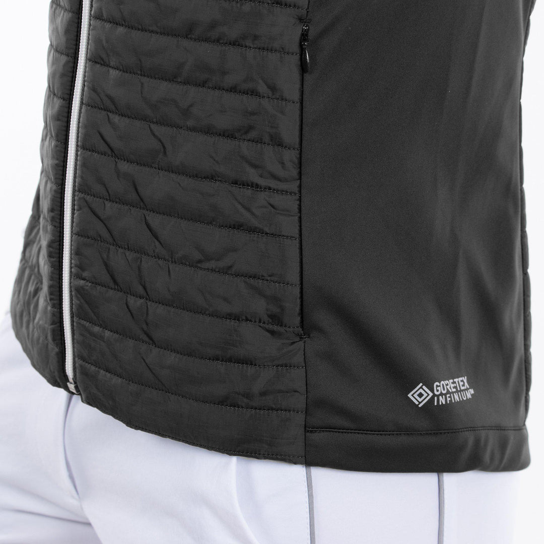Lisa is a Windproof and water repellent golf vest for Women in the color Black(3)