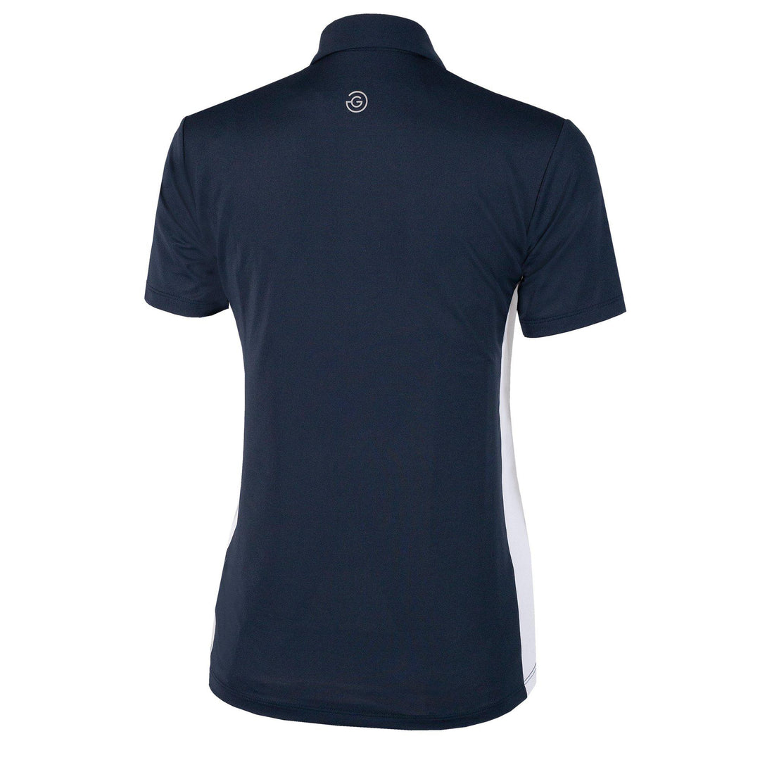 Maia is a Breathable short sleeve golf shirt for Women in the color Navy(5)