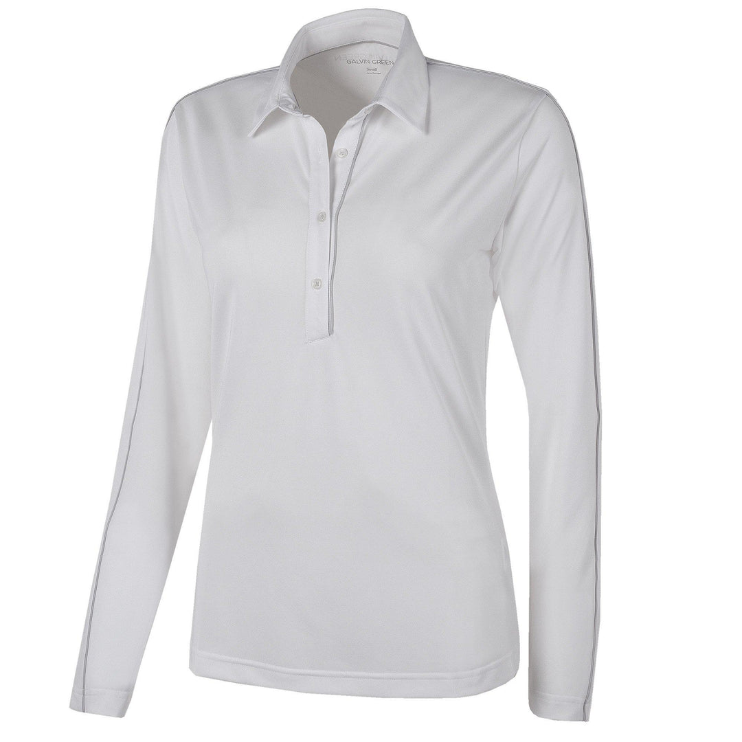 Monica is a Breathable long sleeve shirt for Women in the color White(0)