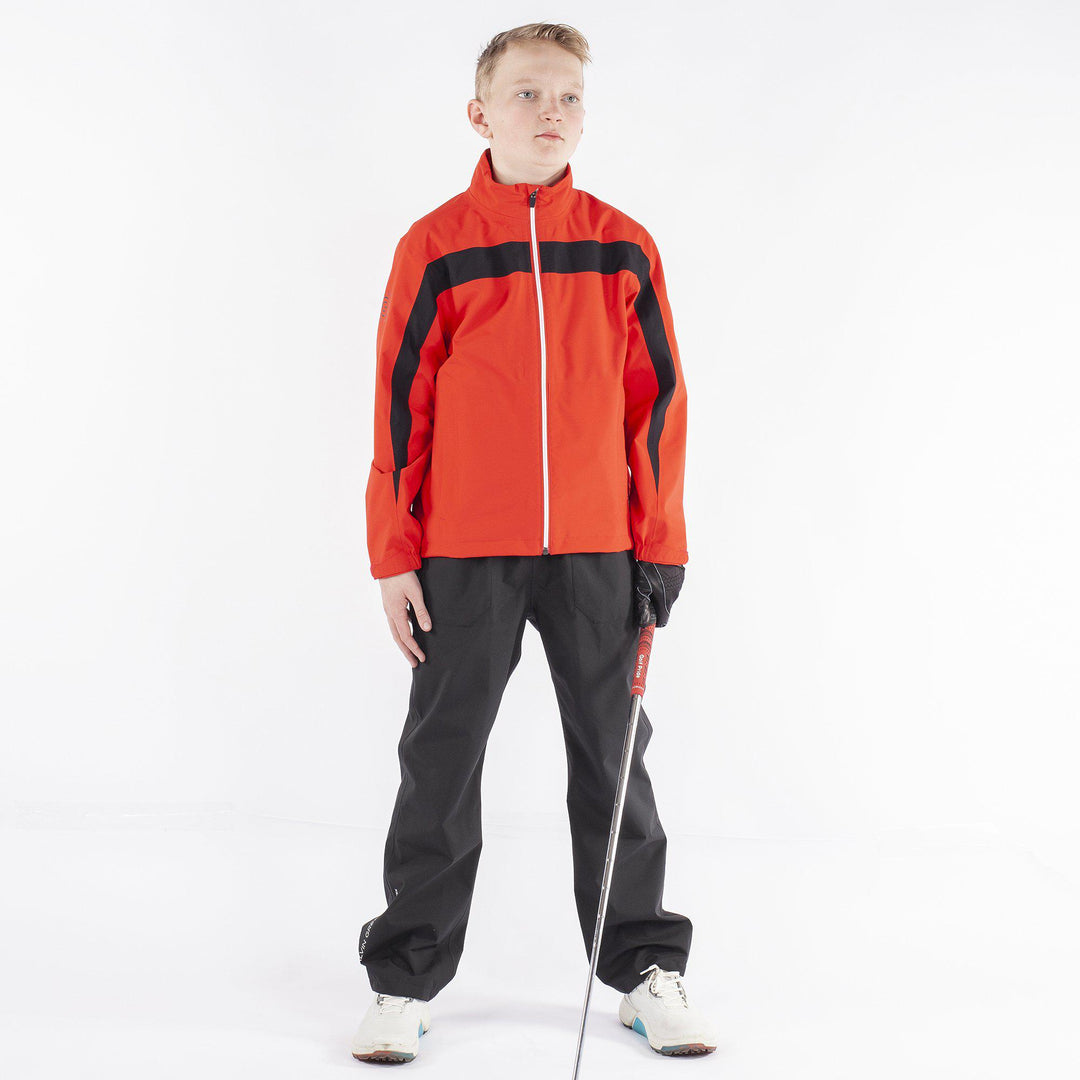 Robert is a Waterproof jacket for Juniors in the color Red(1)