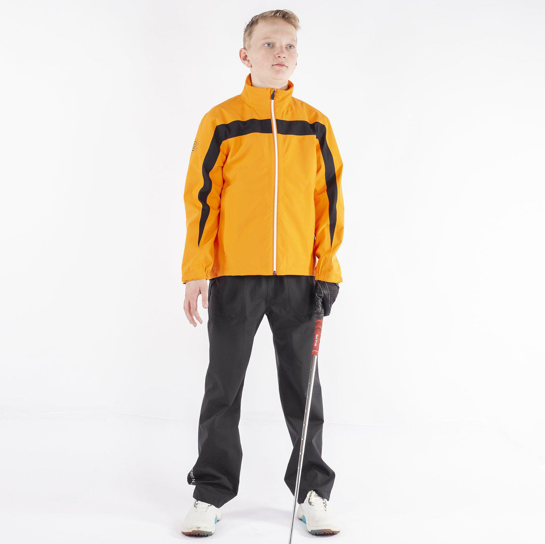 Robert is a Waterproof jacket for Juniors in the color Orange(1)