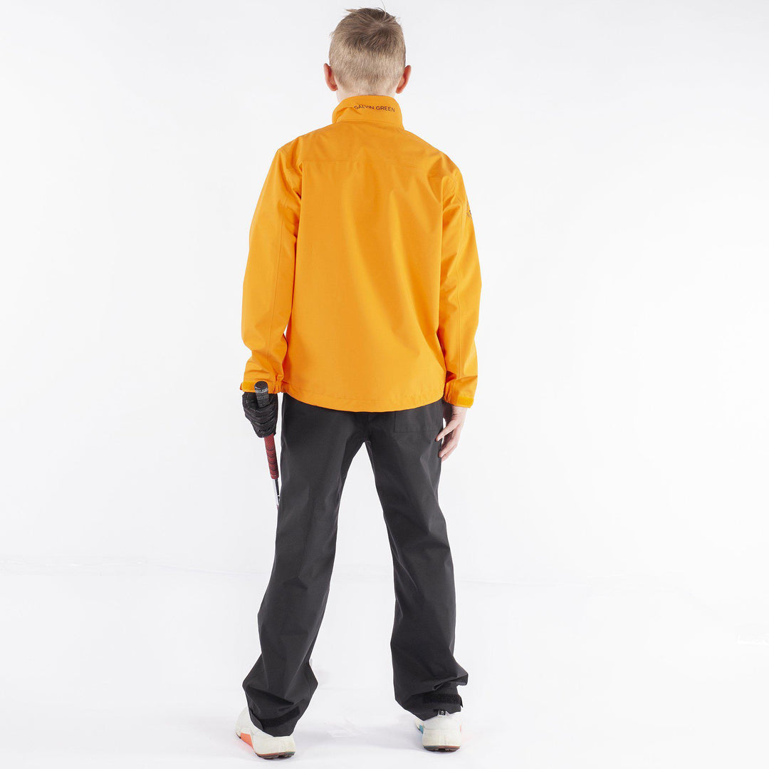 Robert is a Waterproof jacket for Juniors in the color Orange(6)