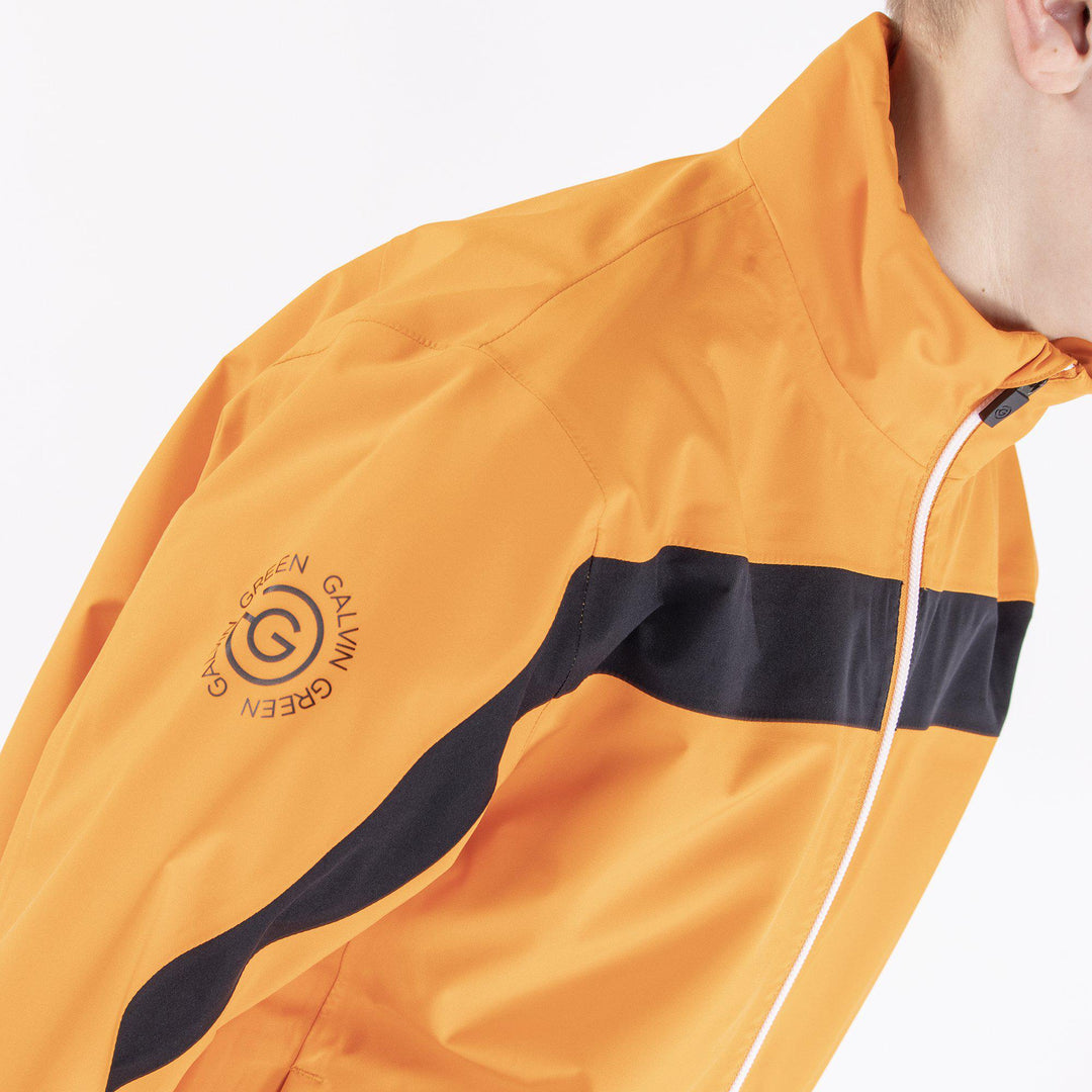 Robert is a Waterproof jacket for Juniors in the color Orange(2)