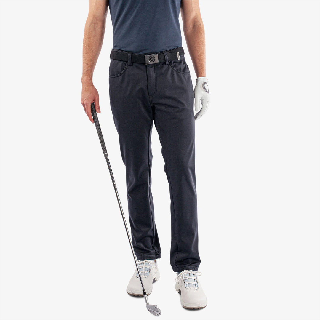Lane is a Windproof and water repellent golf pants for Men in the color Navy(1)