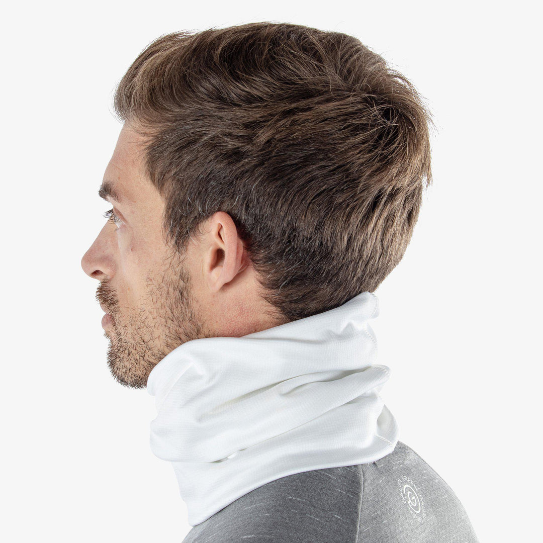 Dex is a Insulating golf neck warmer in the color White(3)