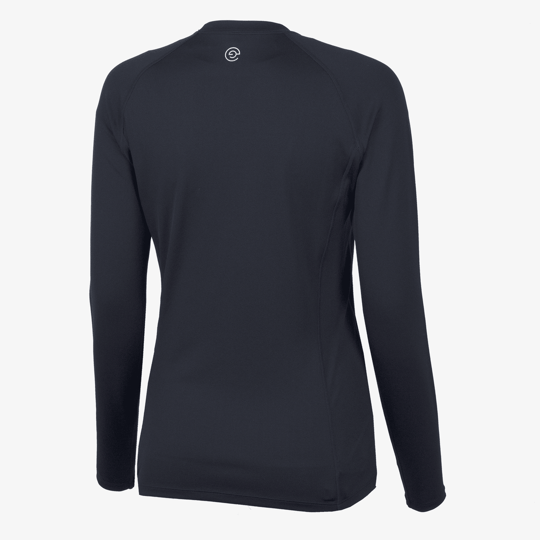 Elaine is a Thermal base layer golf top for Women in the color Navy/Blue Bell(7)