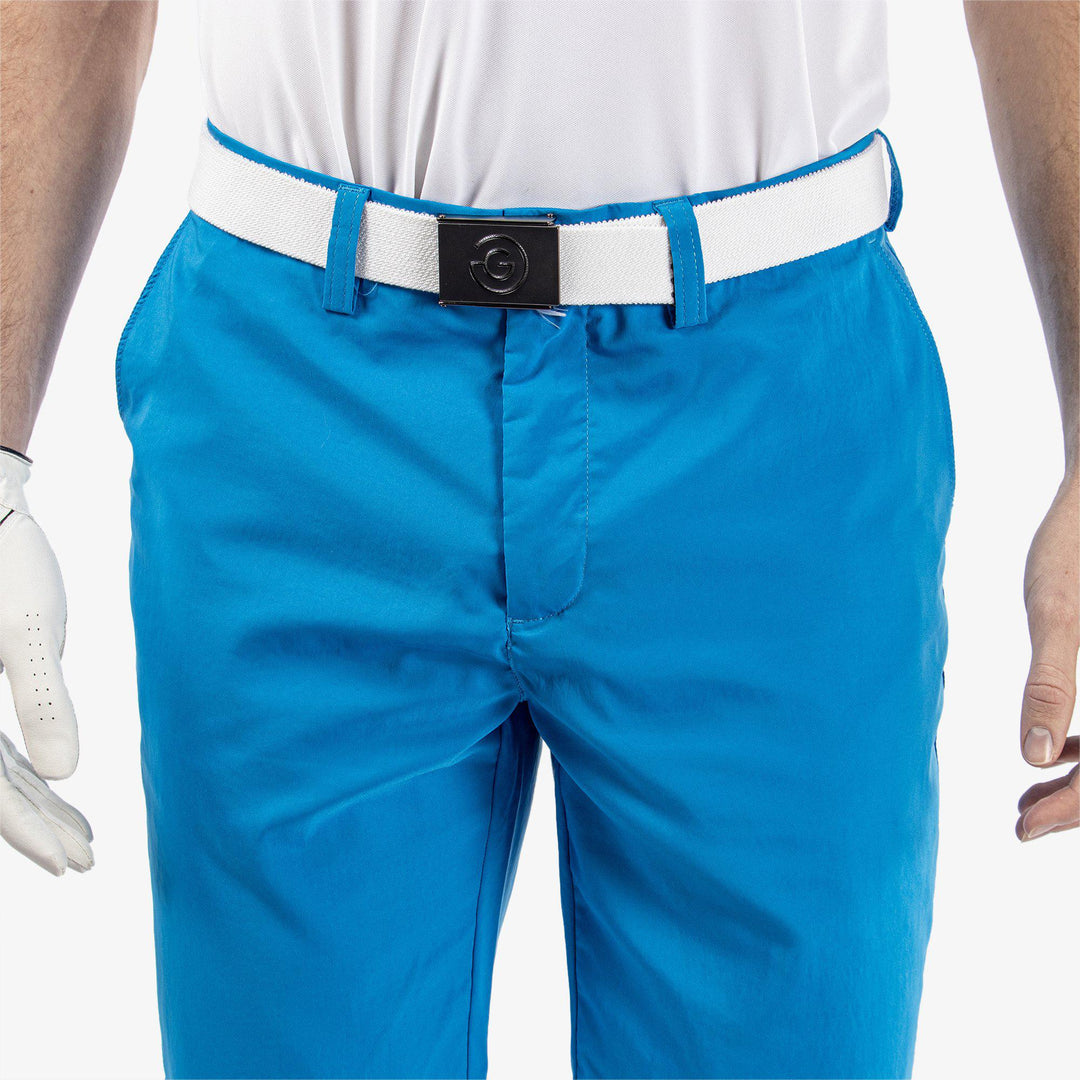 Percy is a Breathable golf shorts for Men in the color Blue(5)