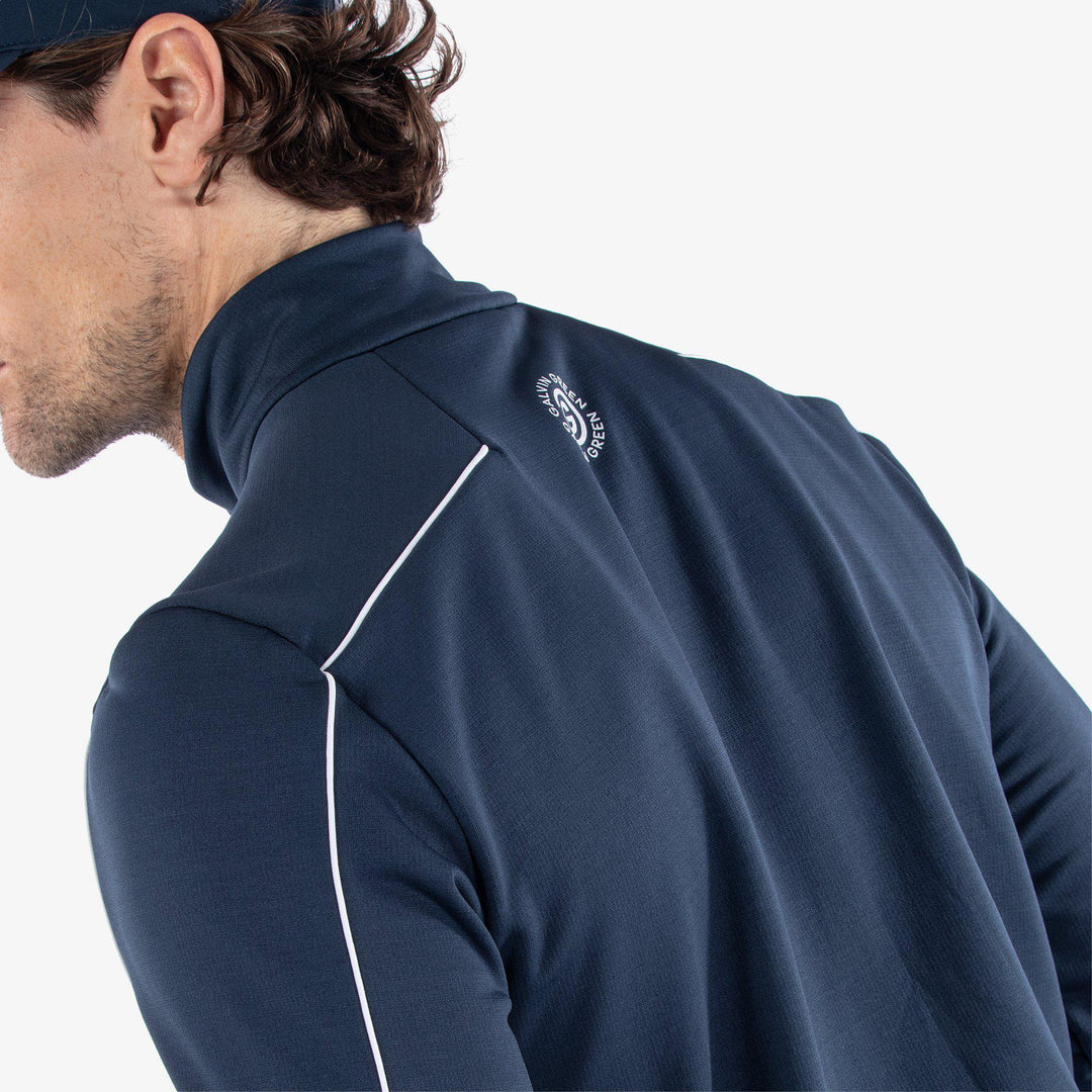 Dave is a Insulating golf mid layer for Men in the color Navy/White(6)