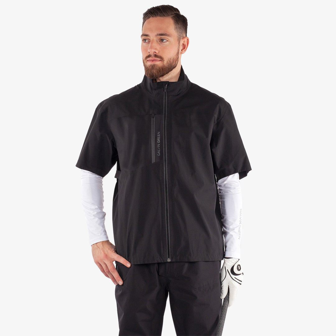 Axl is a Waterproof short sleeve jacket for Men in the color Black(1)
