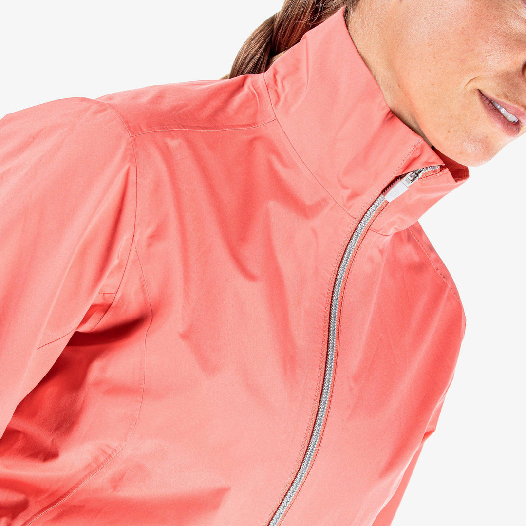 Alice is a Waterproof jacket for Women in the color Sugar Coral(3)