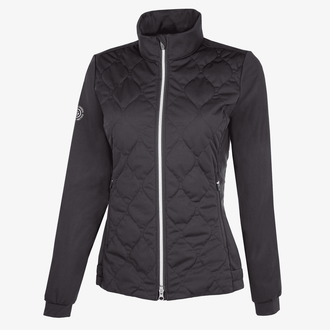 Leora is a Windproof and water repellent golf jacket for Women in the color Black(0)
