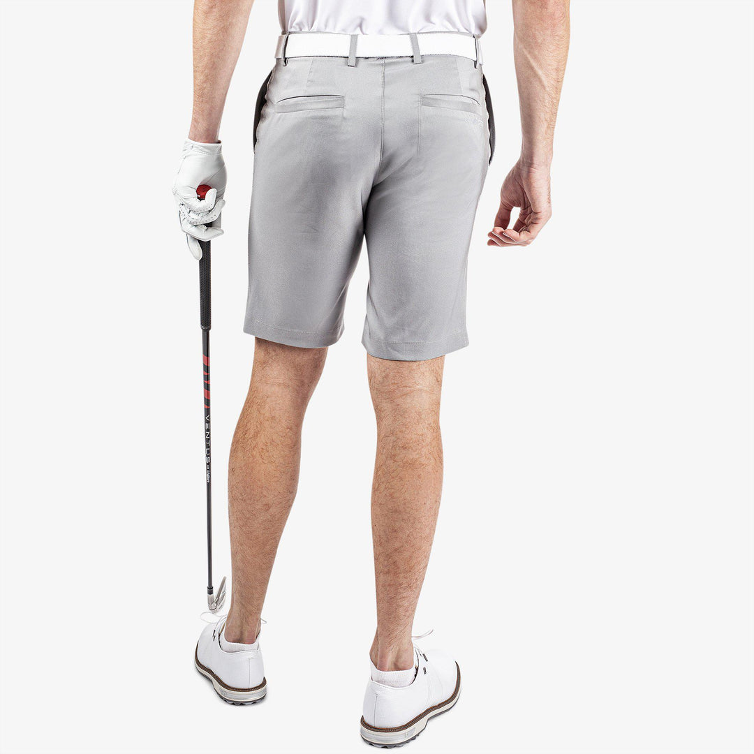 Paul is a Breathable golf shorts for Men in the color Sharkskin(4)