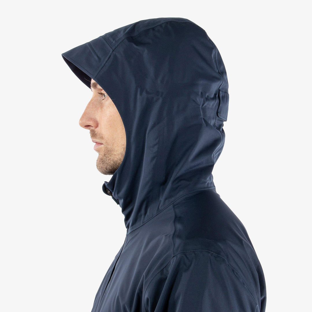 Amos is a Waterproof jacket for  in the color Navy(7)