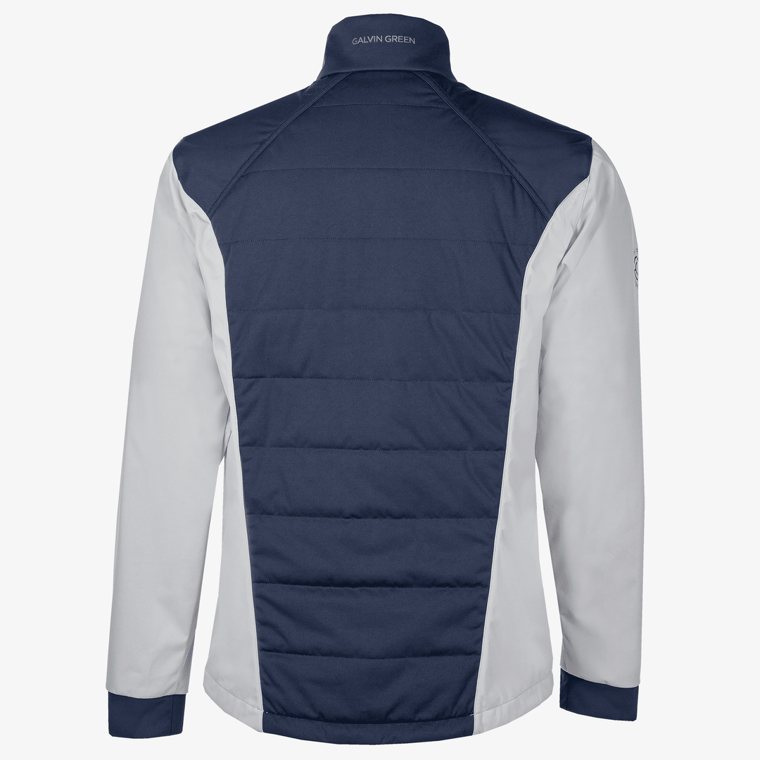 Leonard is a Windproof and water repellent jacket for  in the color Navy/Cool Grey(10)