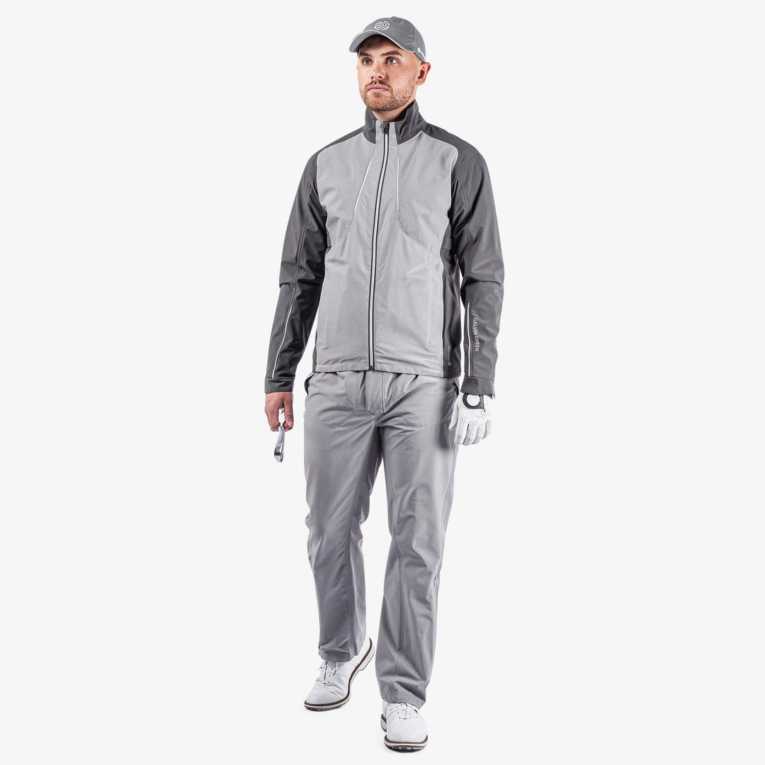 Albert is a Waterproof jacket for Men in the color Forged Iron/Sharkskin/Cool Grey(2)