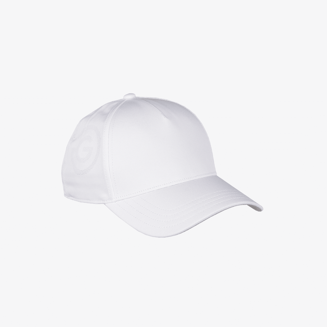 Sanford is a Lightweight solid golf cap in the color White(1)