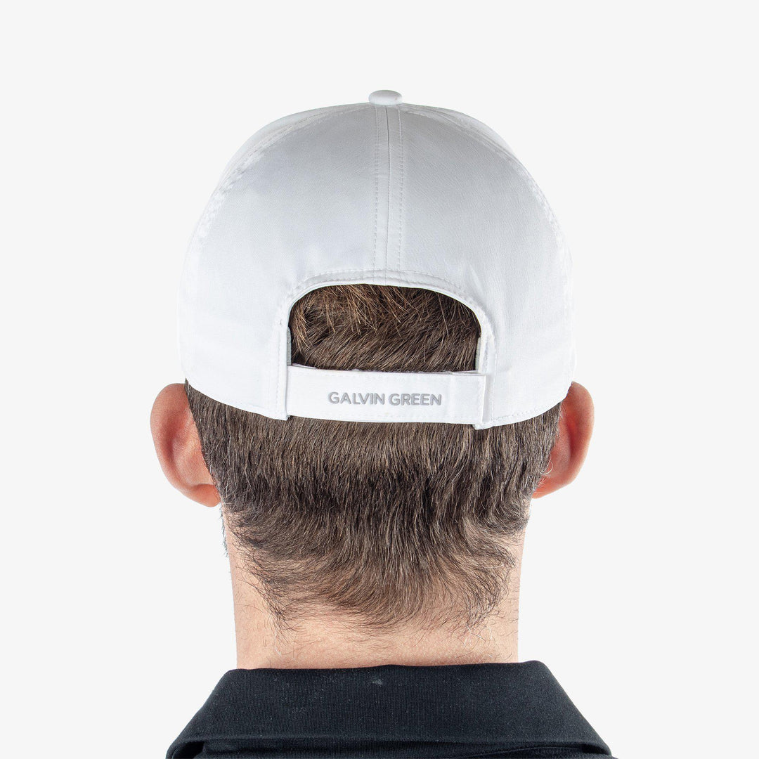 Sanford is a Lightweight solid golf cap in the color White(4)