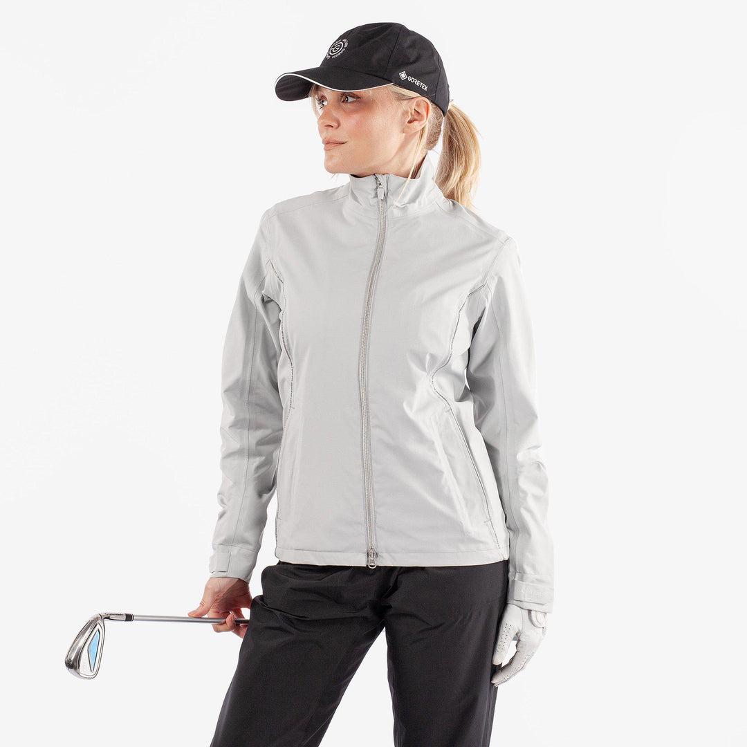 Anya is a Waterproof jacket for Women in the color Cool Grey(1)