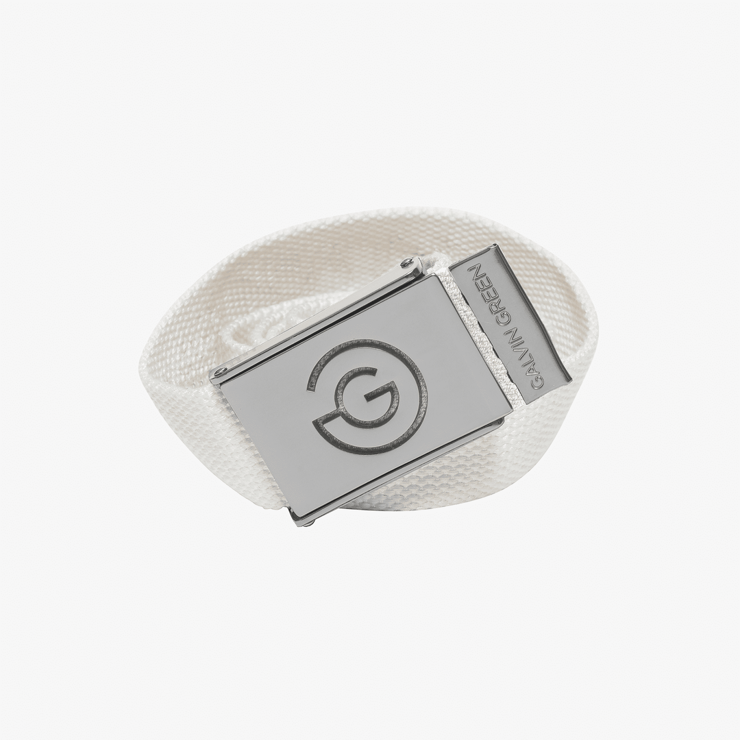Warren is a Elastic golf belt in the color White(1)