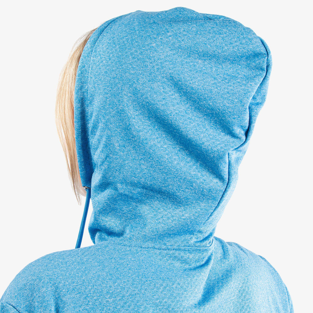 Dagmar is a Insulating golf sweatshirt for Women in the color Blue Melange (8)