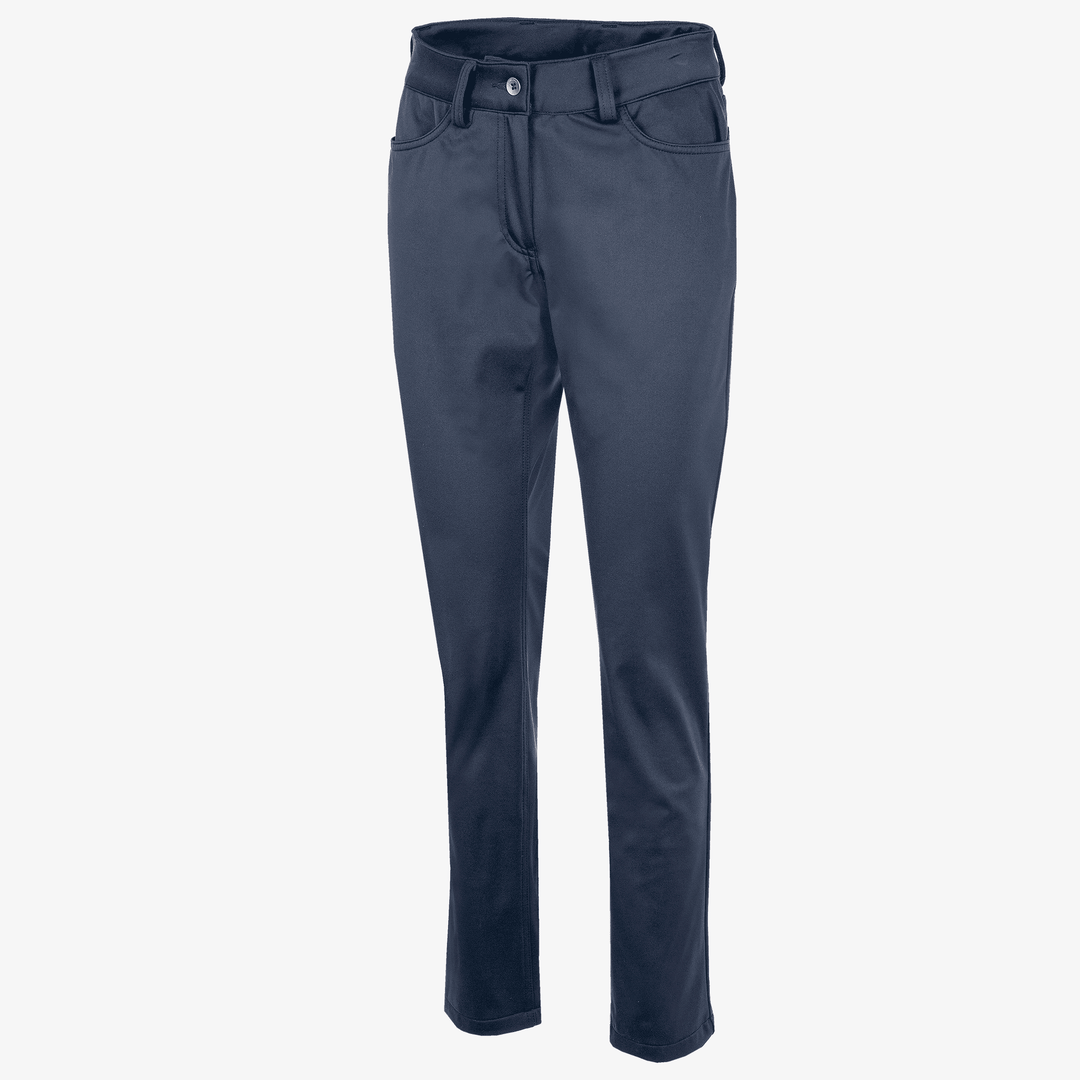 Levana is a Windproof and water repellent golf pants for Women in the color Navy(0)