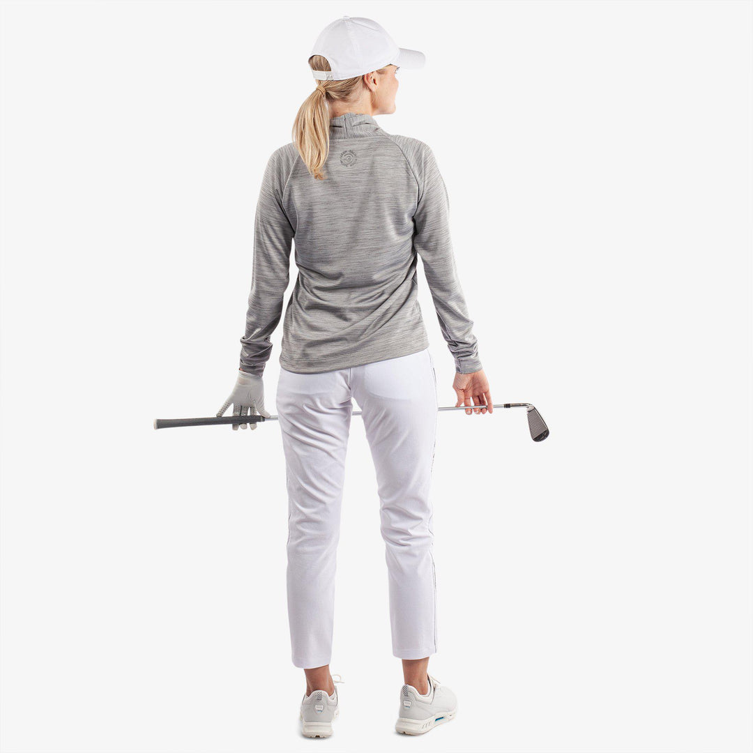 Dorali is a Insulating golf mid layer for Women in the color Cool Grey(8)