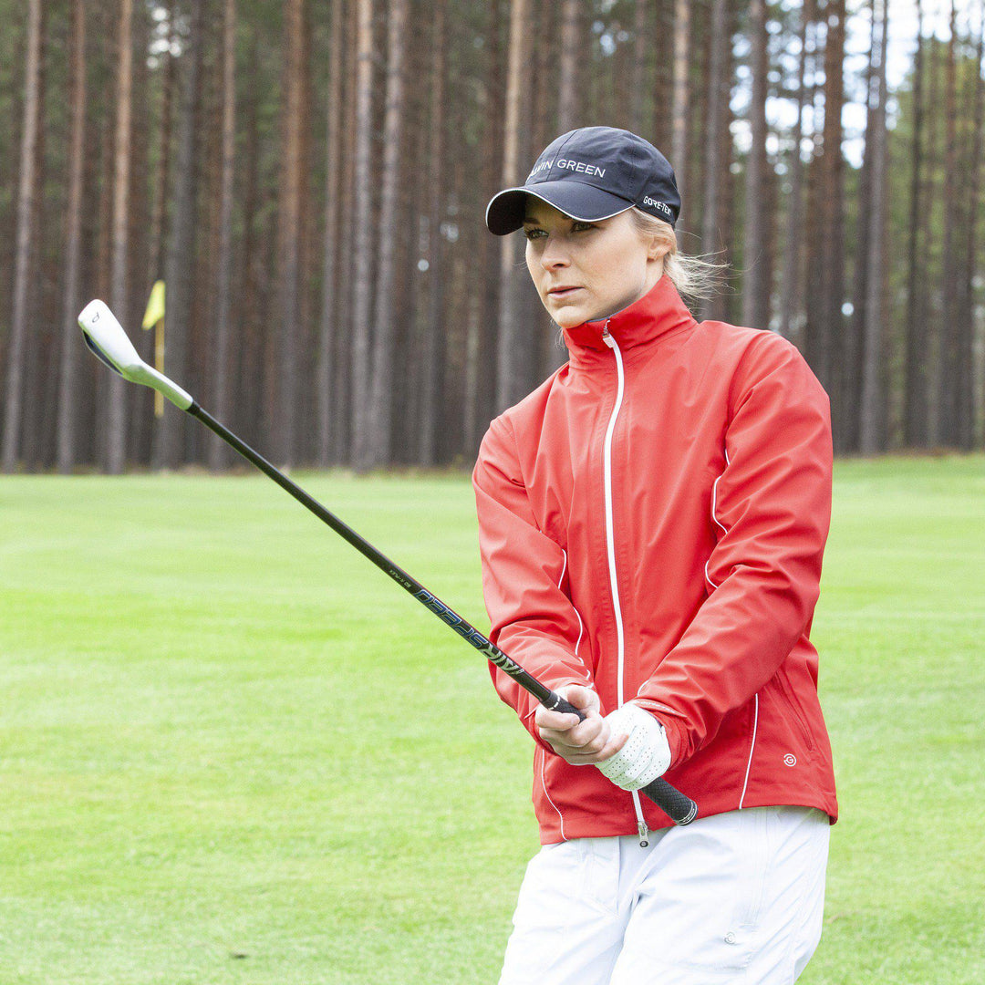 Arissa is a Waterproof jacket for Women in the color Red(7)