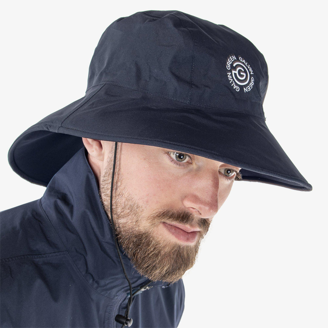 Art is a Waterproof hat in the color Navy(2)