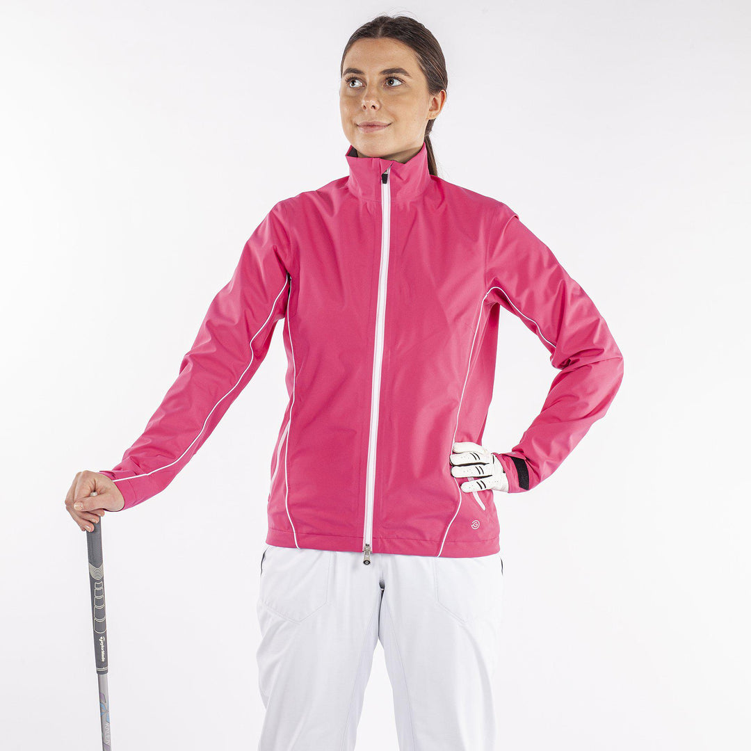 Arissa is a Waterproof jacket for Women in the color Amazing Pink(1)