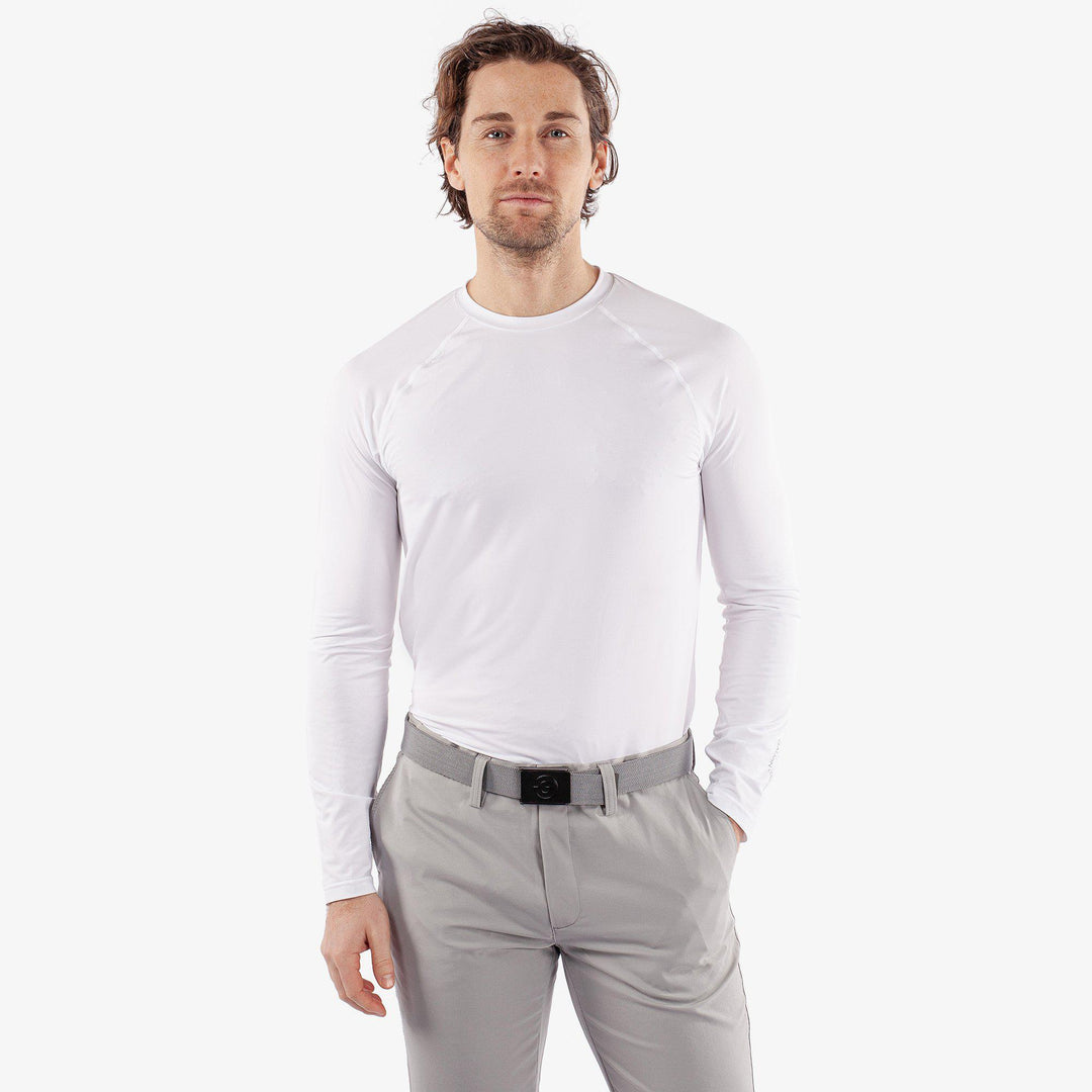 Elias is a UV protection top for Men in the color White(1)