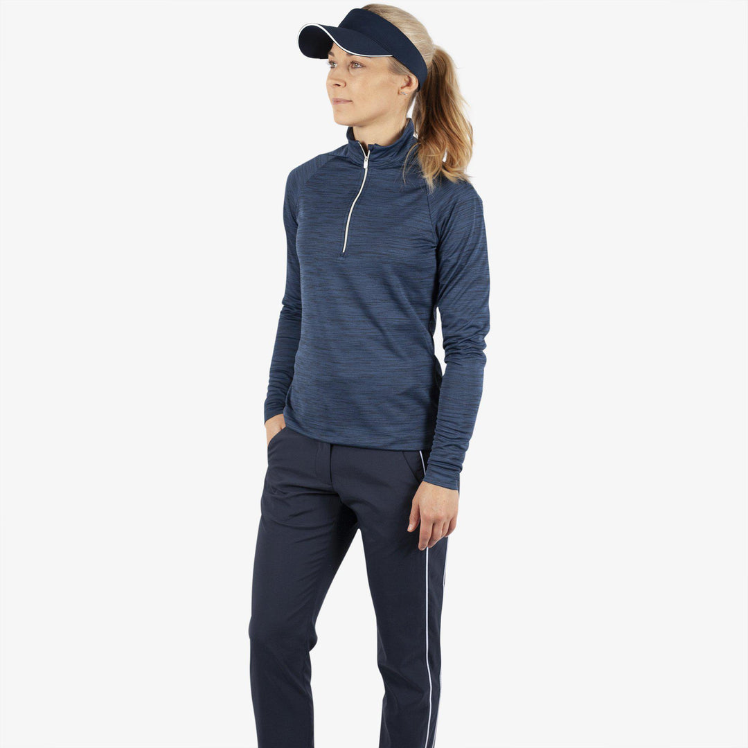 Dina is a Insulating golf mid layer for Women in the color Navy(1)