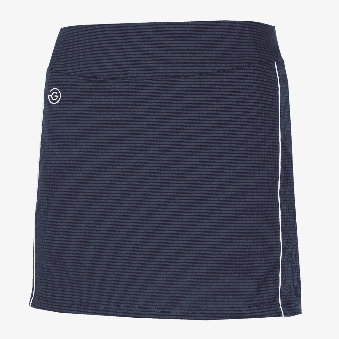 Macy is a Breathable golf skirt with inner shorts for Women in the color Navy(0)