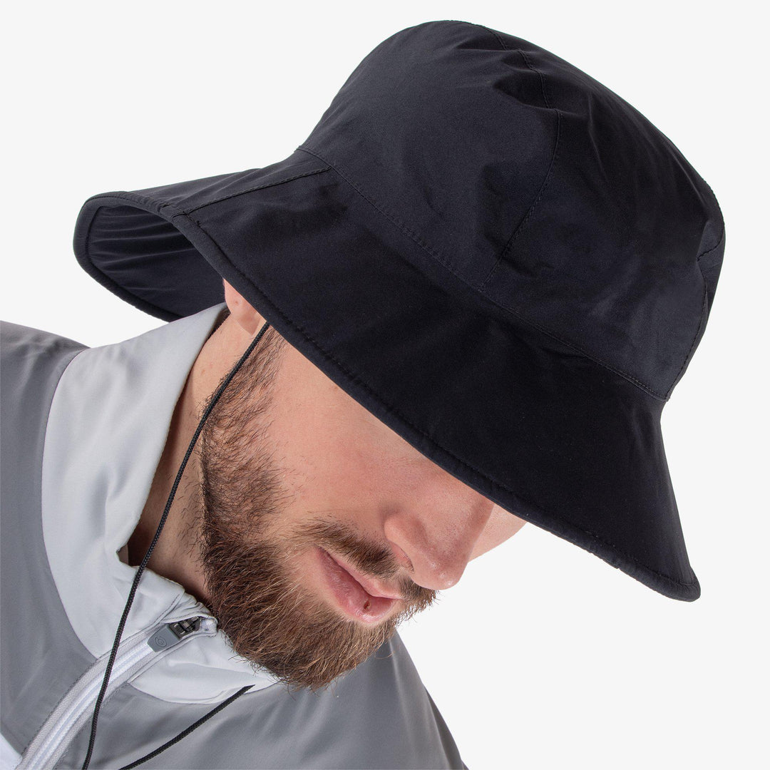 Aqua cresting is a Waterproof hat in the color Black(2)