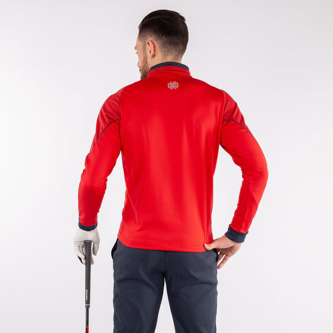 Daxton is a Insulating golf mid layer for Men in the color Imaginary Red(6)