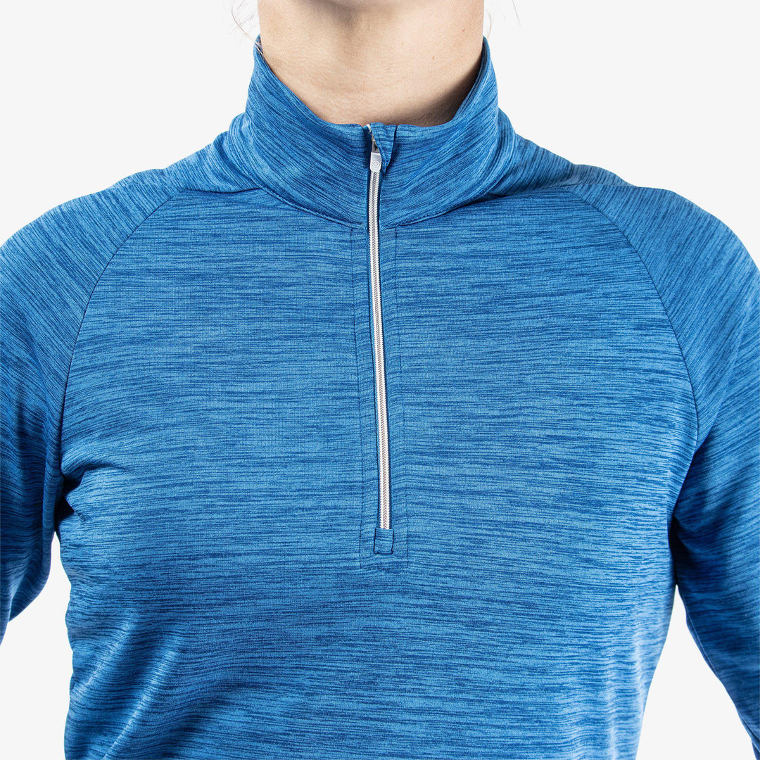 Dina is a Insulating golf mid layer for Women in the color Blue(4)