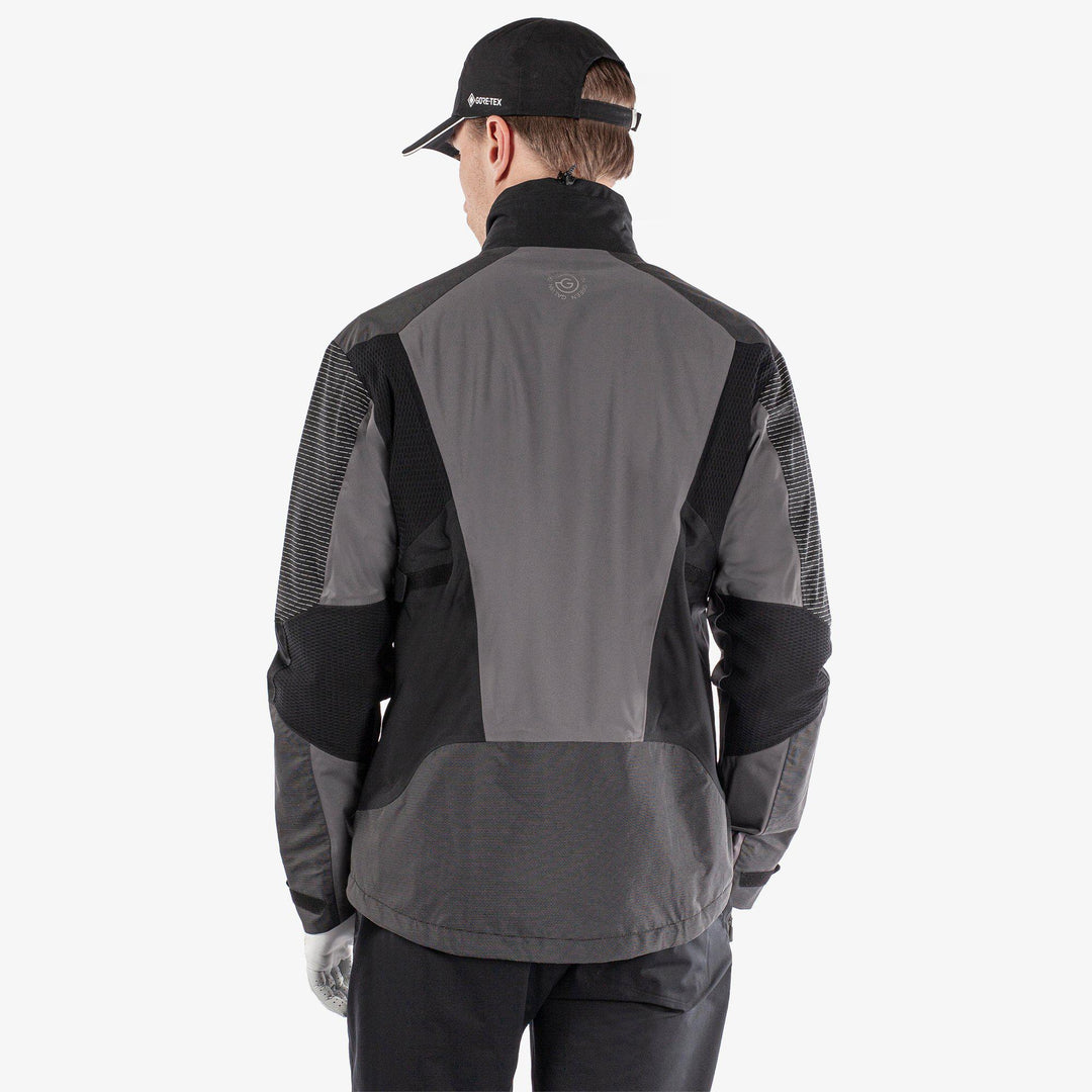 Alister is a Waterproof jacket for  in the color Forged Iron/Black (4)