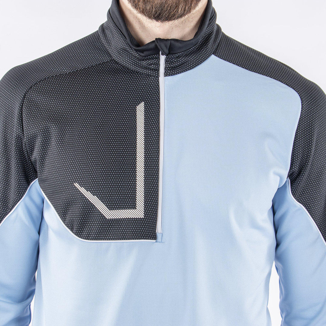 Daxton is a Insulating golf mid layer for Men in the color Amazing Blue(3)