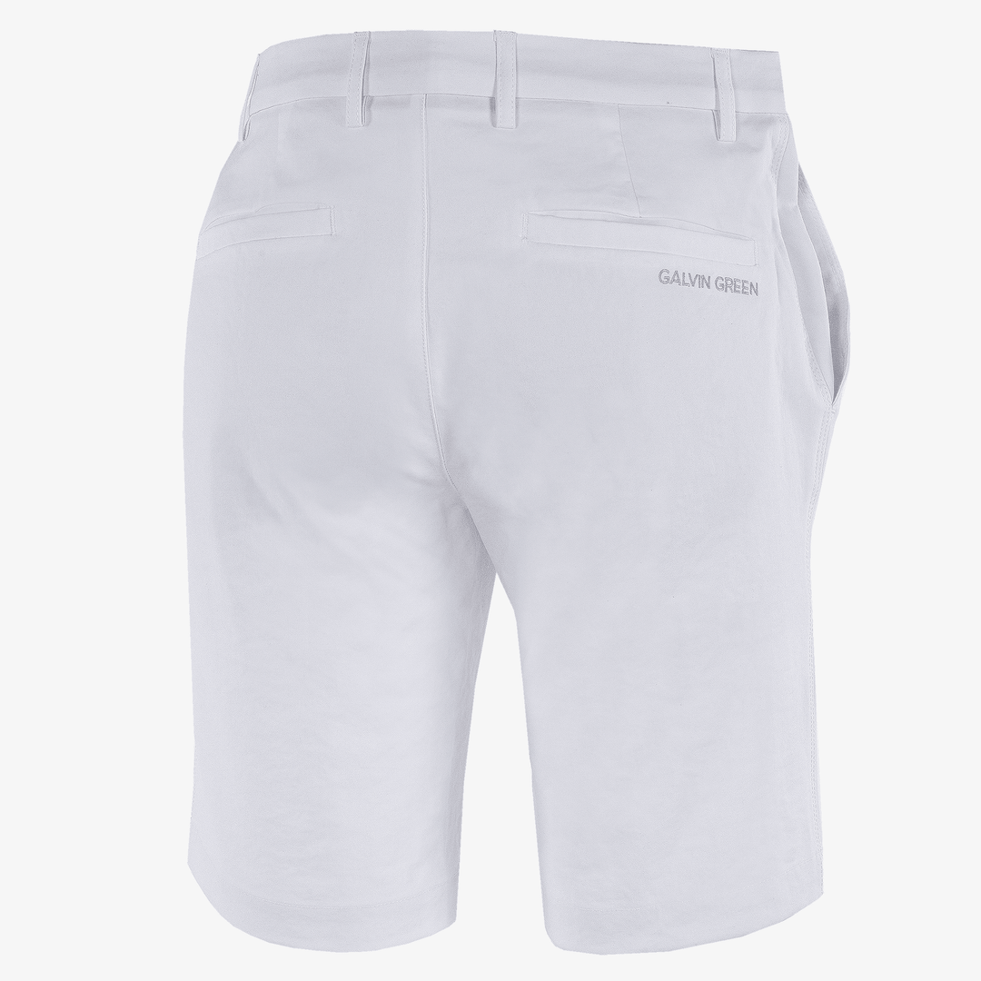 Paul is a Breathable golf shorts for Men in the color White(7)