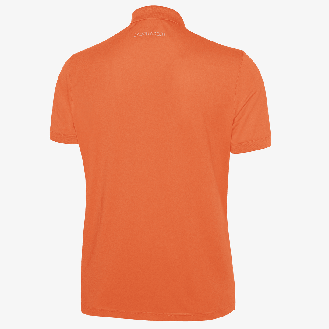 Max Tour is a Breathable short sleeve golf shirt for Men in the color Orange(8)