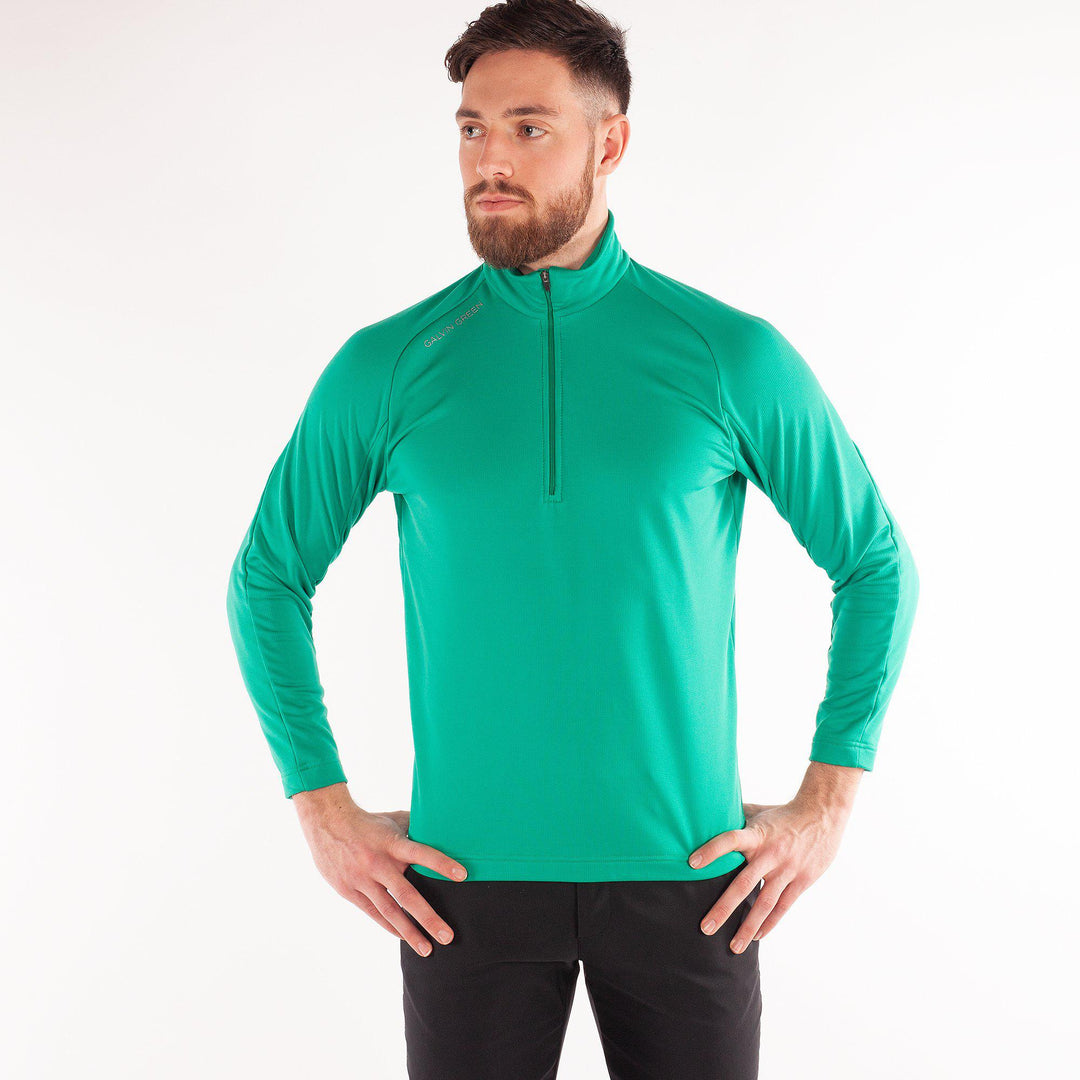 Drake is a Insulating golf mid layer for Men in the color Golf Green(1)