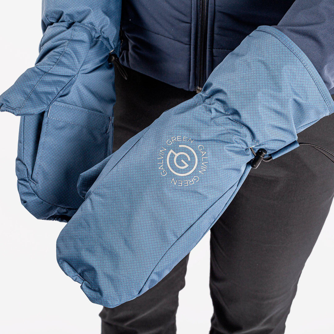 Landry is a Windproof golf gloves in the color Blue base(4)