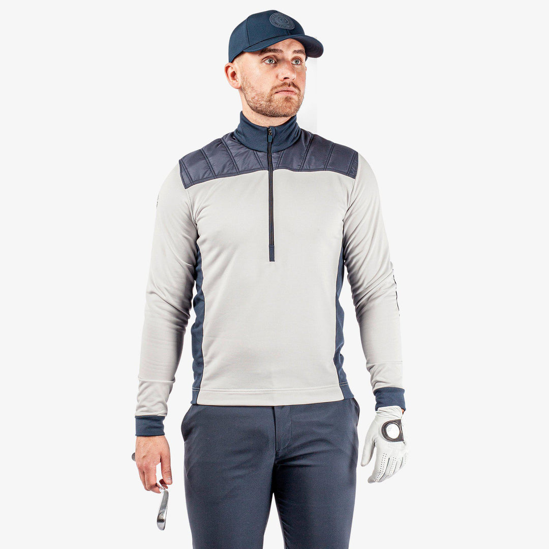 Durante is a Insulating golf mid layer for Men in the color Cool Grey/Navy(1)