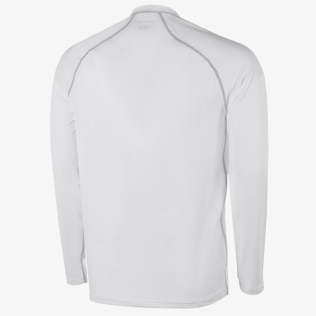 Enzo is a UV protection top for Men in the color White/Cool Grey(7)