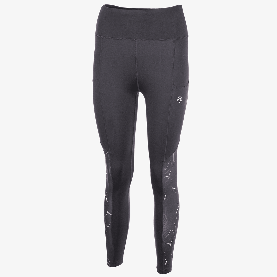 Nicci is a Breathable and stretchy golf leggings for Women in the color Black(0)